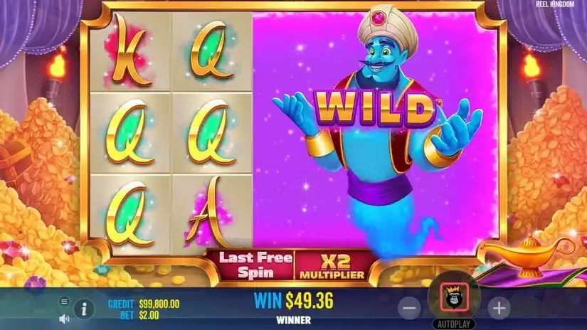 Lamp Of Infinity slot screenshot 