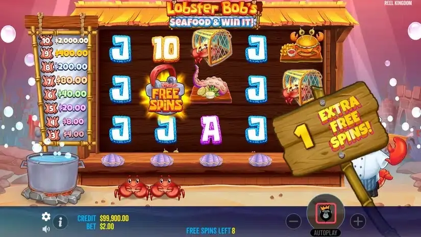 Lobster Bob’s Sea Food and Win It slot screenshot 5