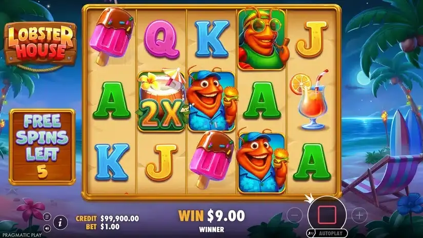 Lobster House slot screenshot 5