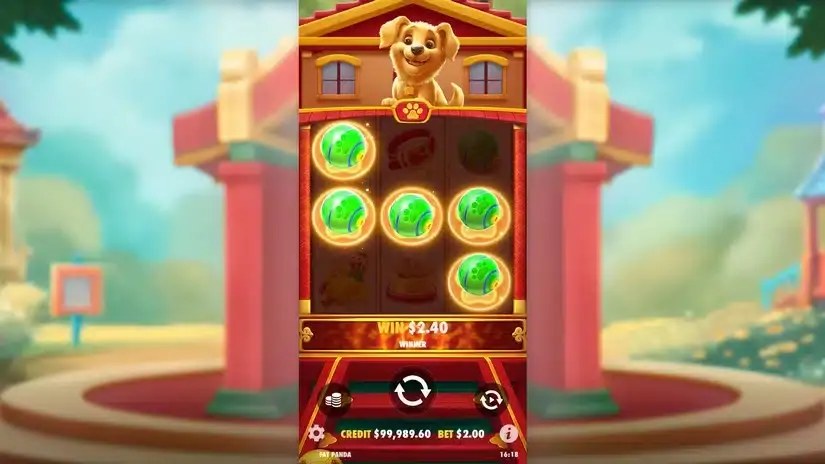 Lucky Dog slot screenshot 2
