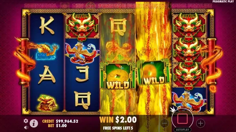 Lucky Dragons slot screenshot 6