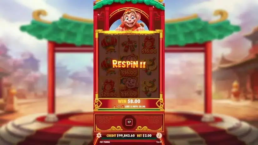 Lucky Monkey slot screenshot 3