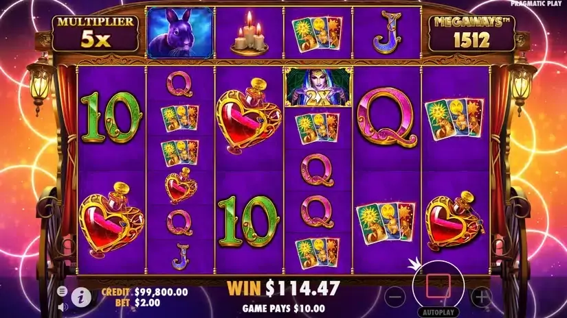 Madame Mystique Megaways slot screenshot 5