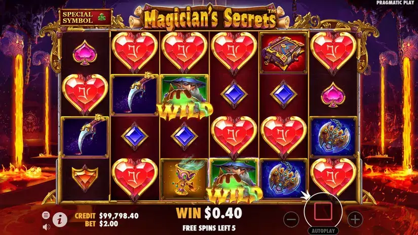 Magician’s Secrets slot screenshot 7