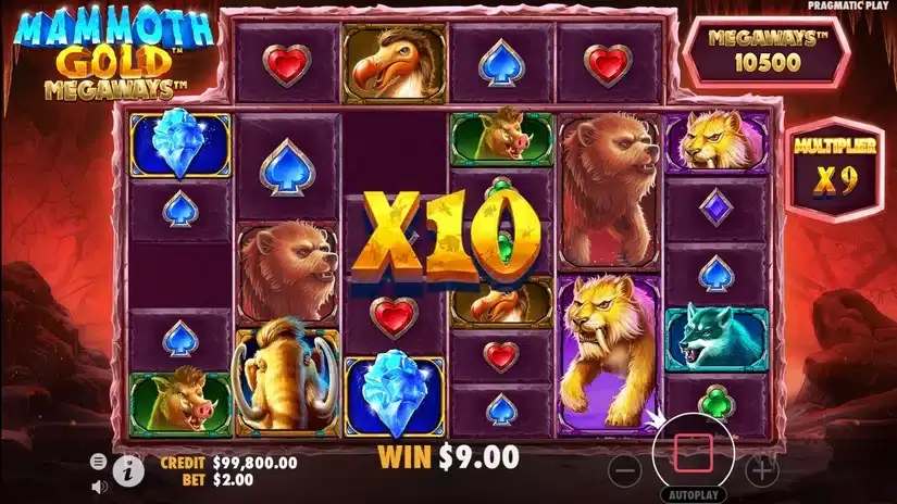 Mammoth Gold Megaways slot screenshot 6
