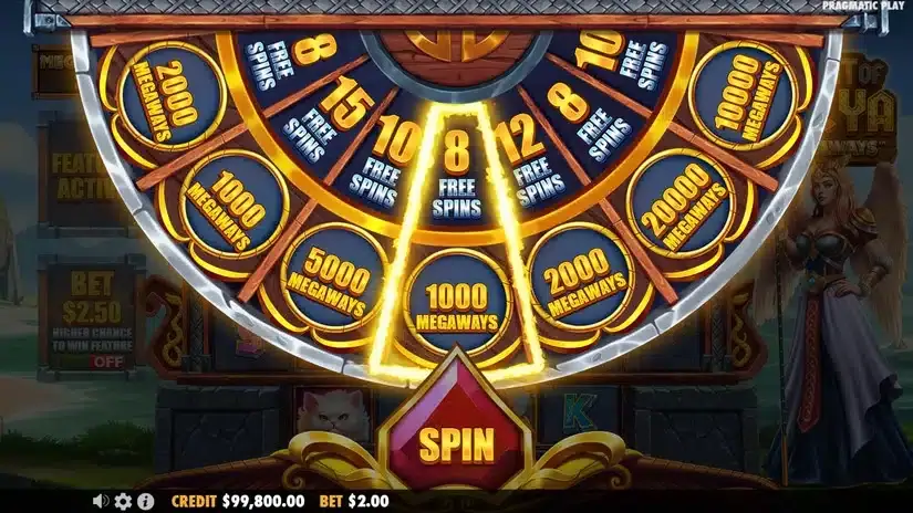 Might of Freya Megaways slot screenshot 3