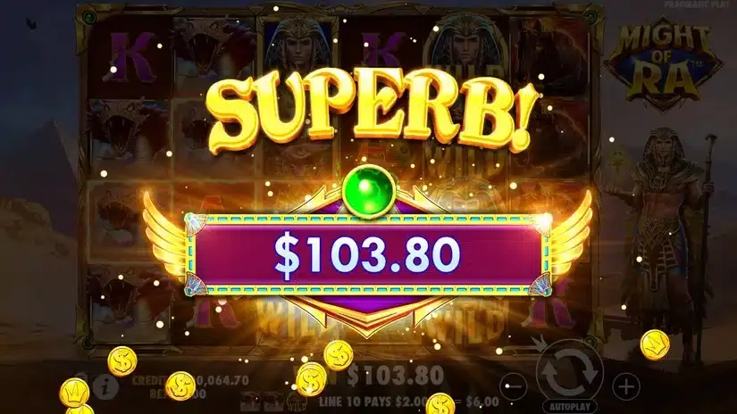 Might of Ra slot screenshot 3