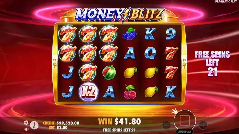 Money Blitz slot screenshot 
