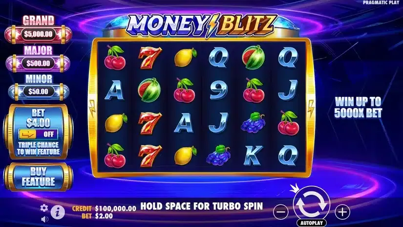 Money Blitz slot screenshot 