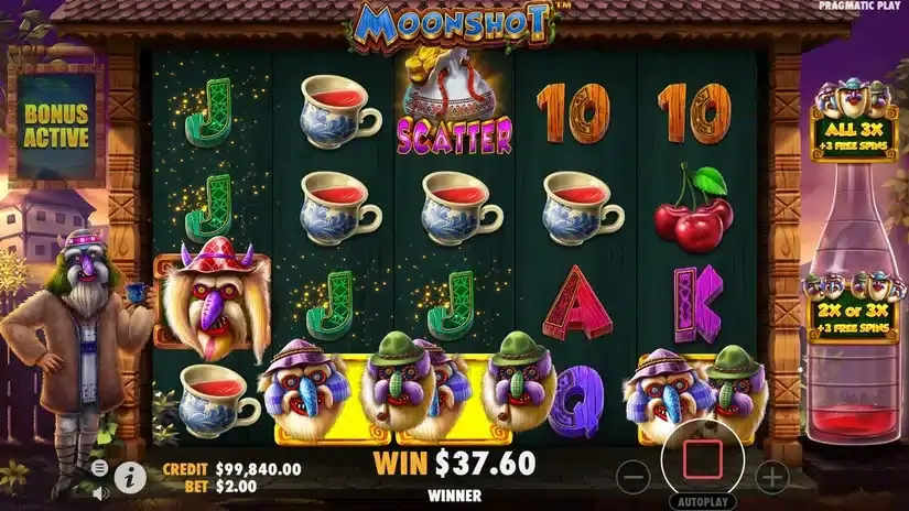 Moonshot slot screenshot 