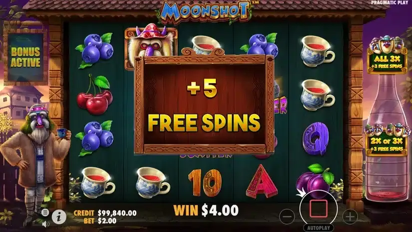 Moonshot slot screenshot 4