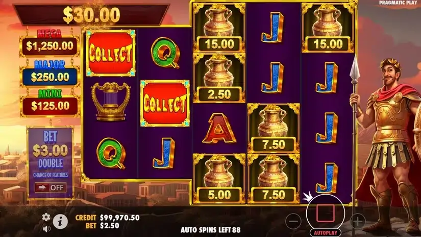 Mr Tain’s Fury: Wild Wild Gladiator slot screenshot 3