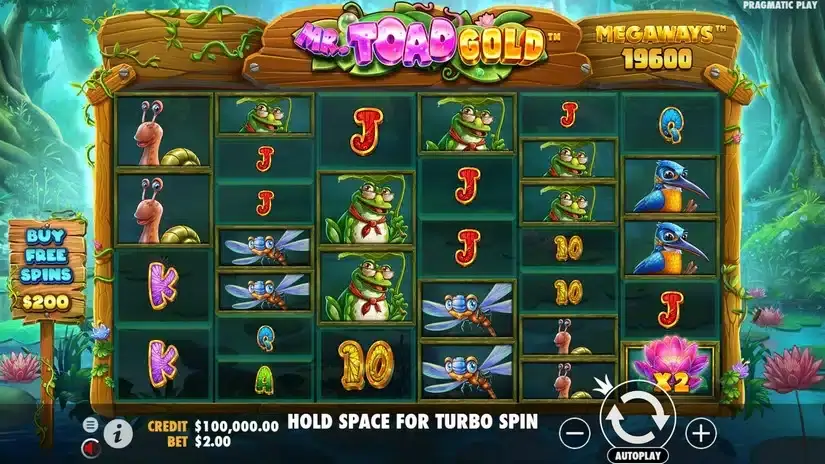 Mr Toad Gold Megaways slot screenshot 1