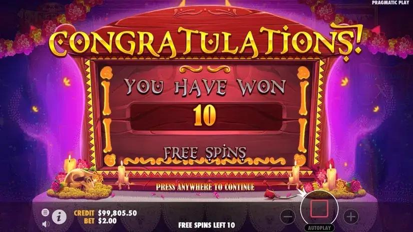 Muertos Multiplier Megaways slot screenshot 5