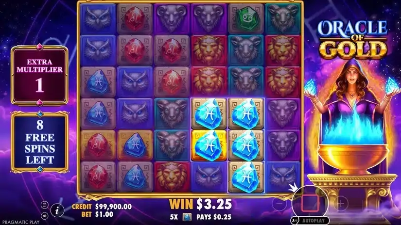 Oracle of Gold slot screenshot 5