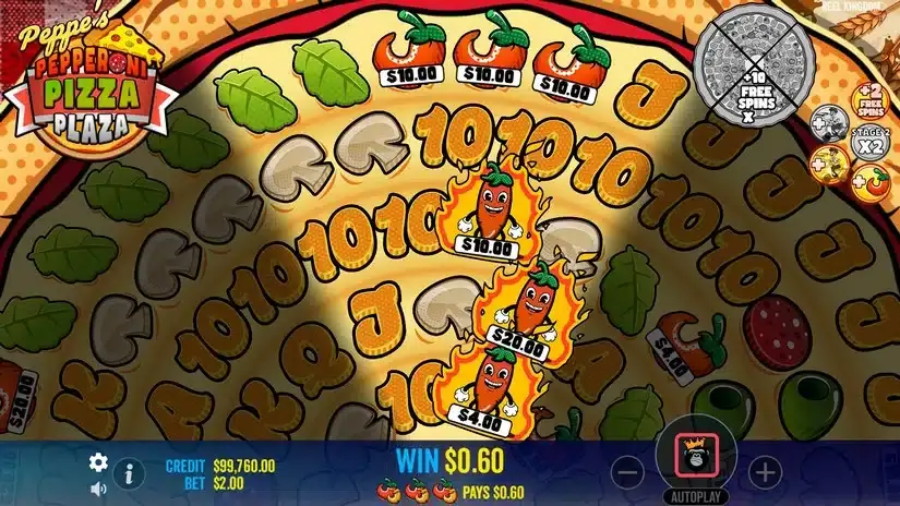 Peppe’s Pepperoni Pizza Plaza slot screenshot 4