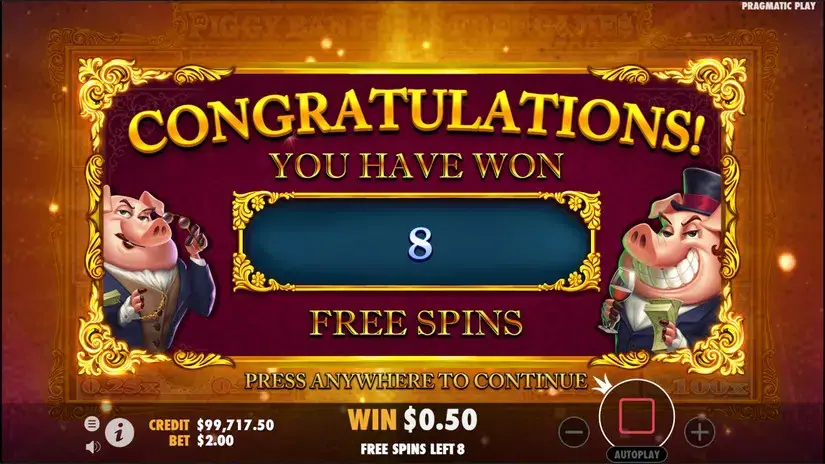 Piggy Bank Bills slot screenshot 6