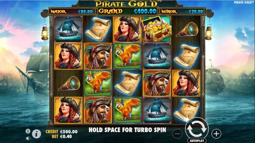 Pirate Gold slot screenshot 