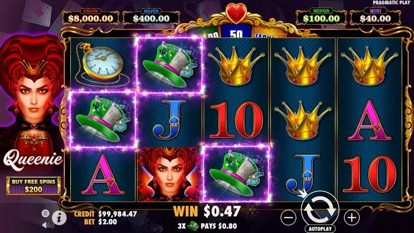 Queenie slot screenshot 3