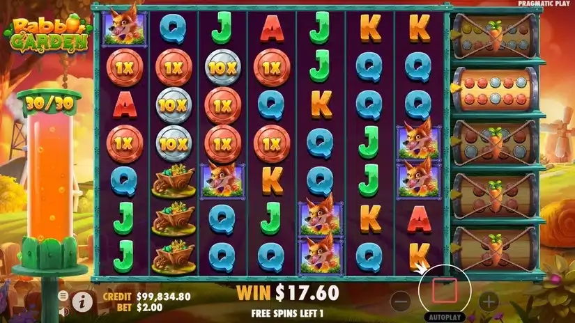 Rabbit Garden slot screenshot 6