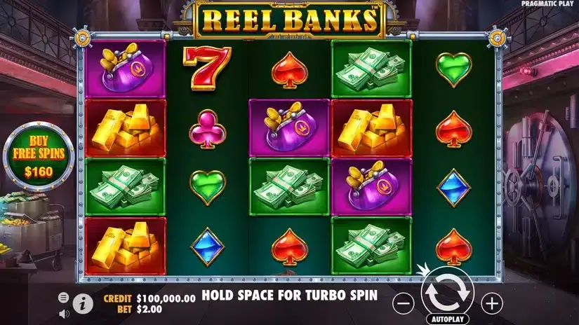 Reel Banks slot screenshot 