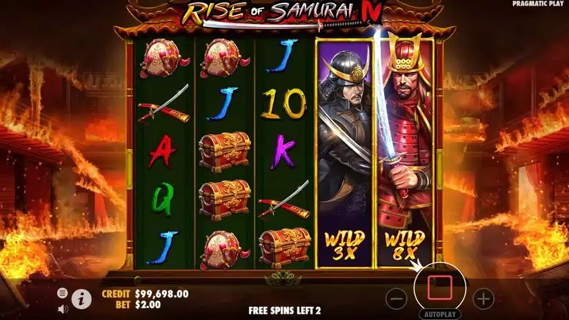 Rise of Samurai IV slot screenshot 5