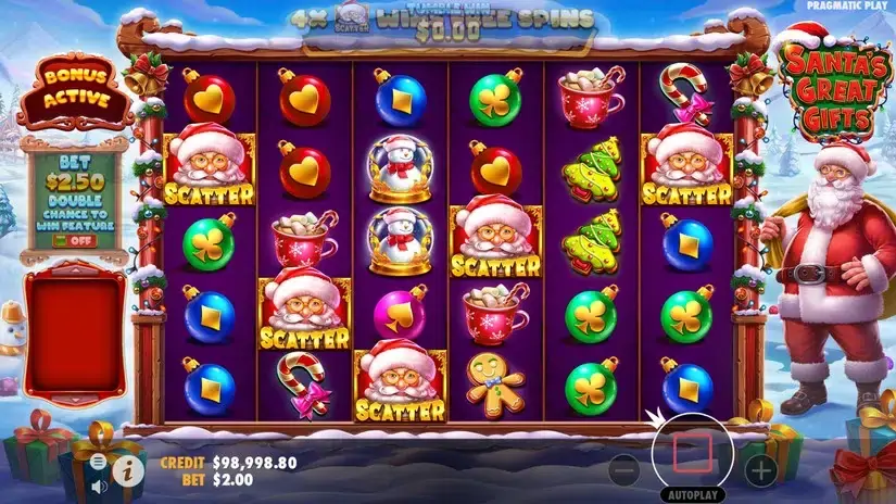 Santa’s Great Gifts slot screenshot 4