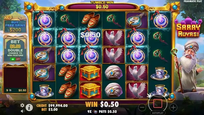 Saray Ruyasi slot screenshot 2