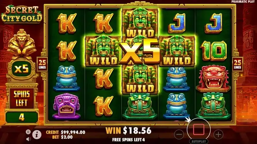 Secret City Gold slot screenshot 8