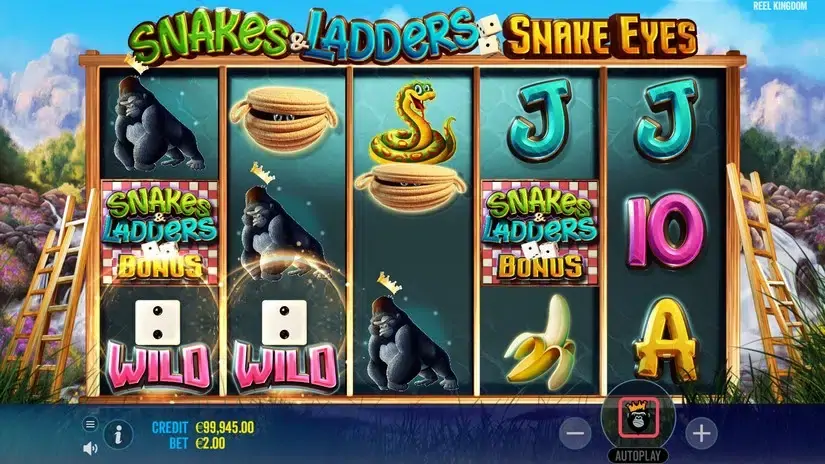 Snakes & Ladders Snake Eyes slot screenshot 3