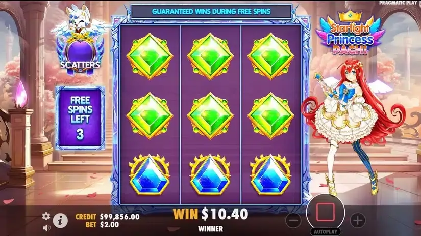 Starlight Princess Pachi slot screenshot 4