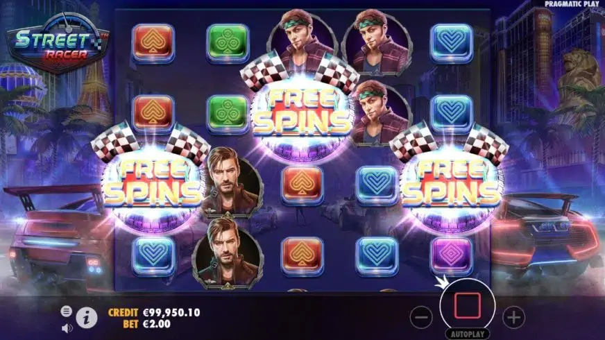 Street Racer slot screenshot 3