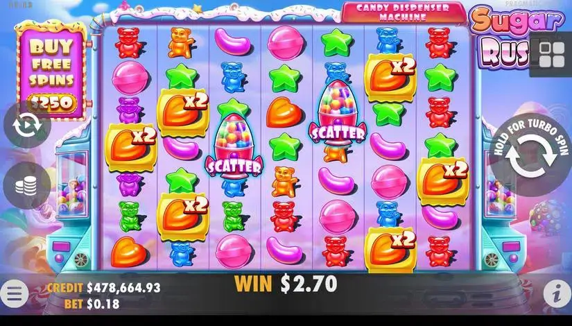 Sugar Rush slot screenshot 4