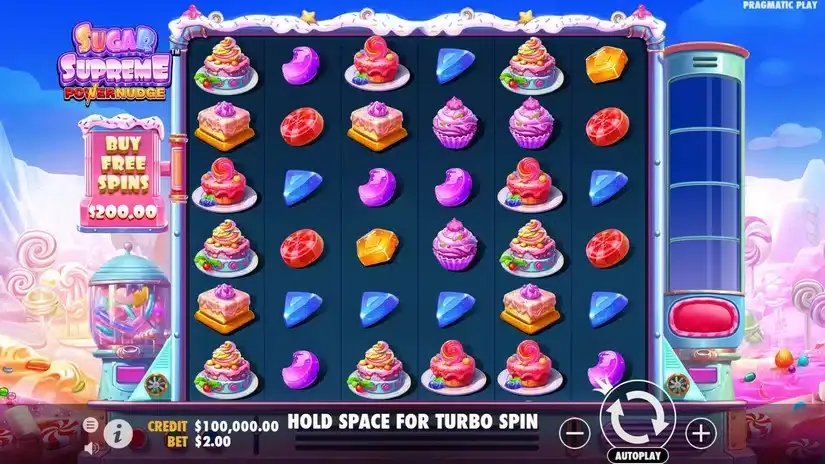 Sugar Supreme Powernudge slot screenshot 