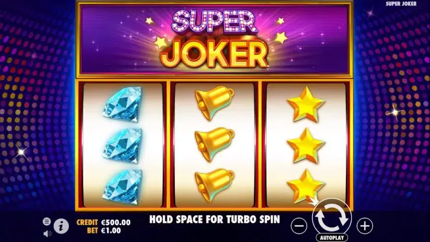Super Joker slot screenshot 