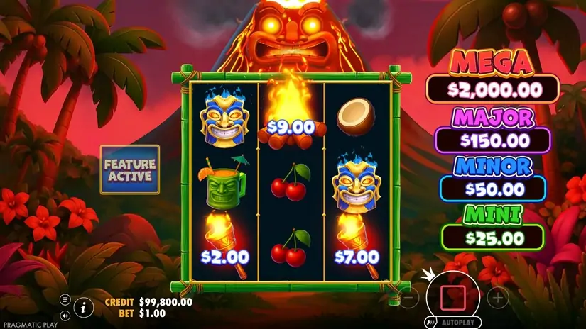 Super Tiki Strike slot screenshot 2
