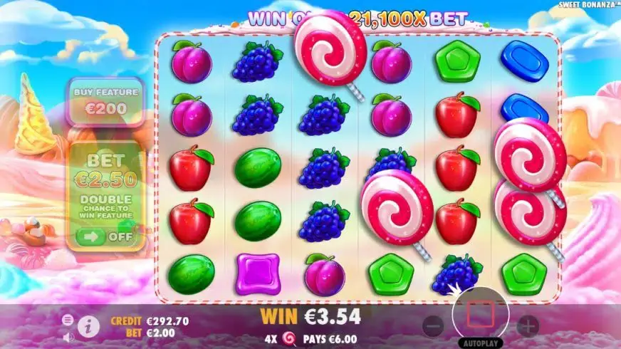 Sweet Bonanza slot screenshot 3
