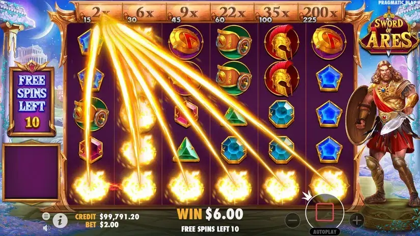 Sword of Ares slot screenshot 5