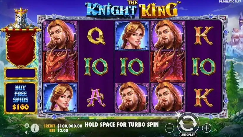 The Knight King slot screenshot 