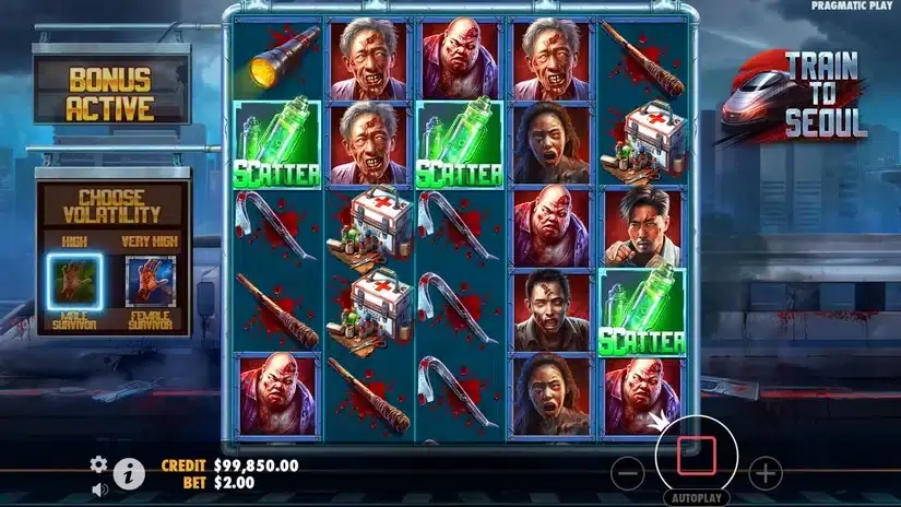 Train to Seoul slot screenshot 4