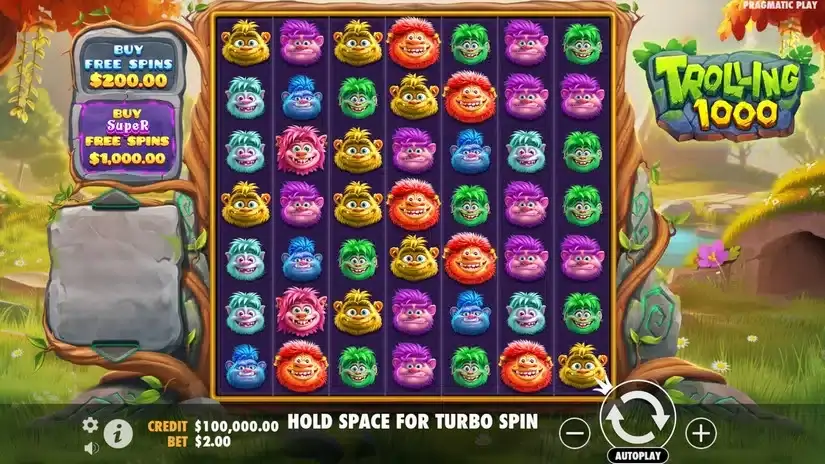 Trolling 1000 slot screenshot 