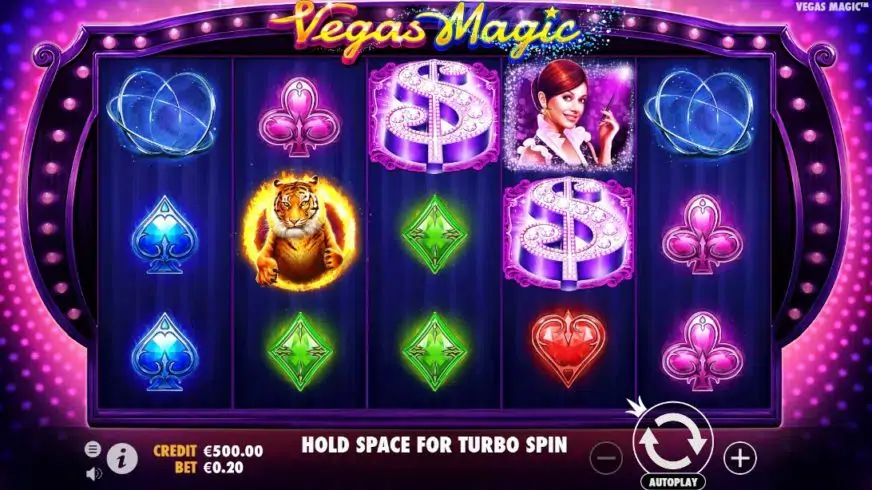 Vegas Magic slot screenshot 