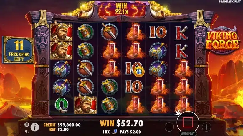 Viking Forge slot screenshot 