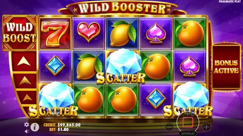 Wild Booster slot screenshot 2