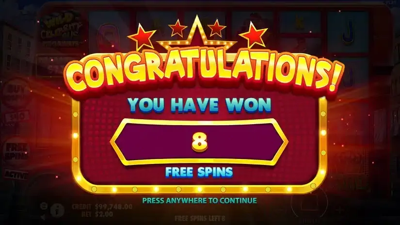 Wild Celebrity Bus Megaways slot screenshot 4