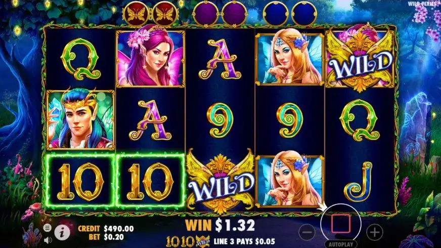 Wild Pixies slot screenshot 5