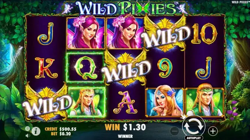 Wild Pixies slot screenshot 3