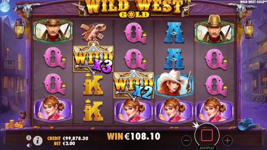 Wild West Gold slot screenshot 4
