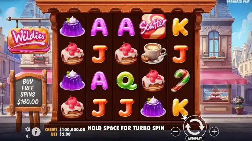 Wildies slot screenshot 