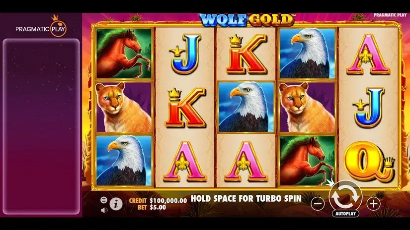 Wolf Gold Power Jackpot slot screenshot 